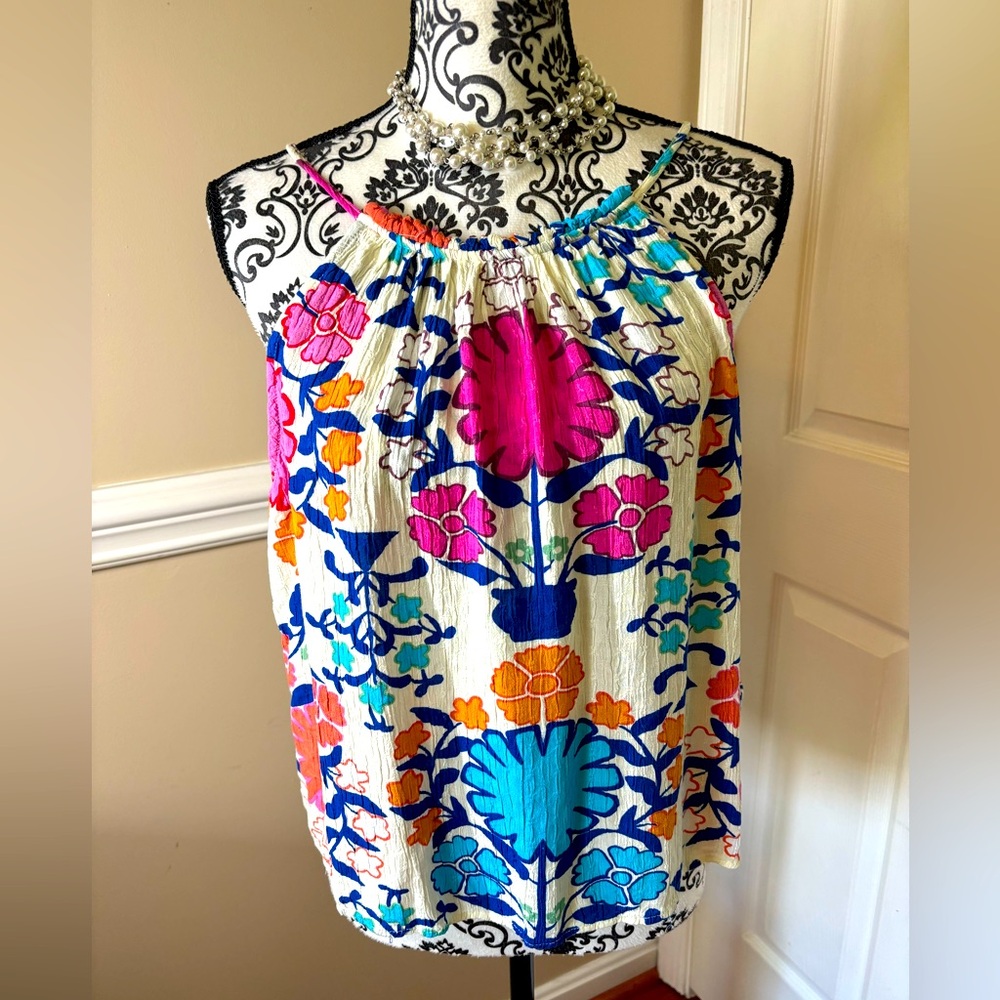 Rachel, women’s sleeveless summer top, size large